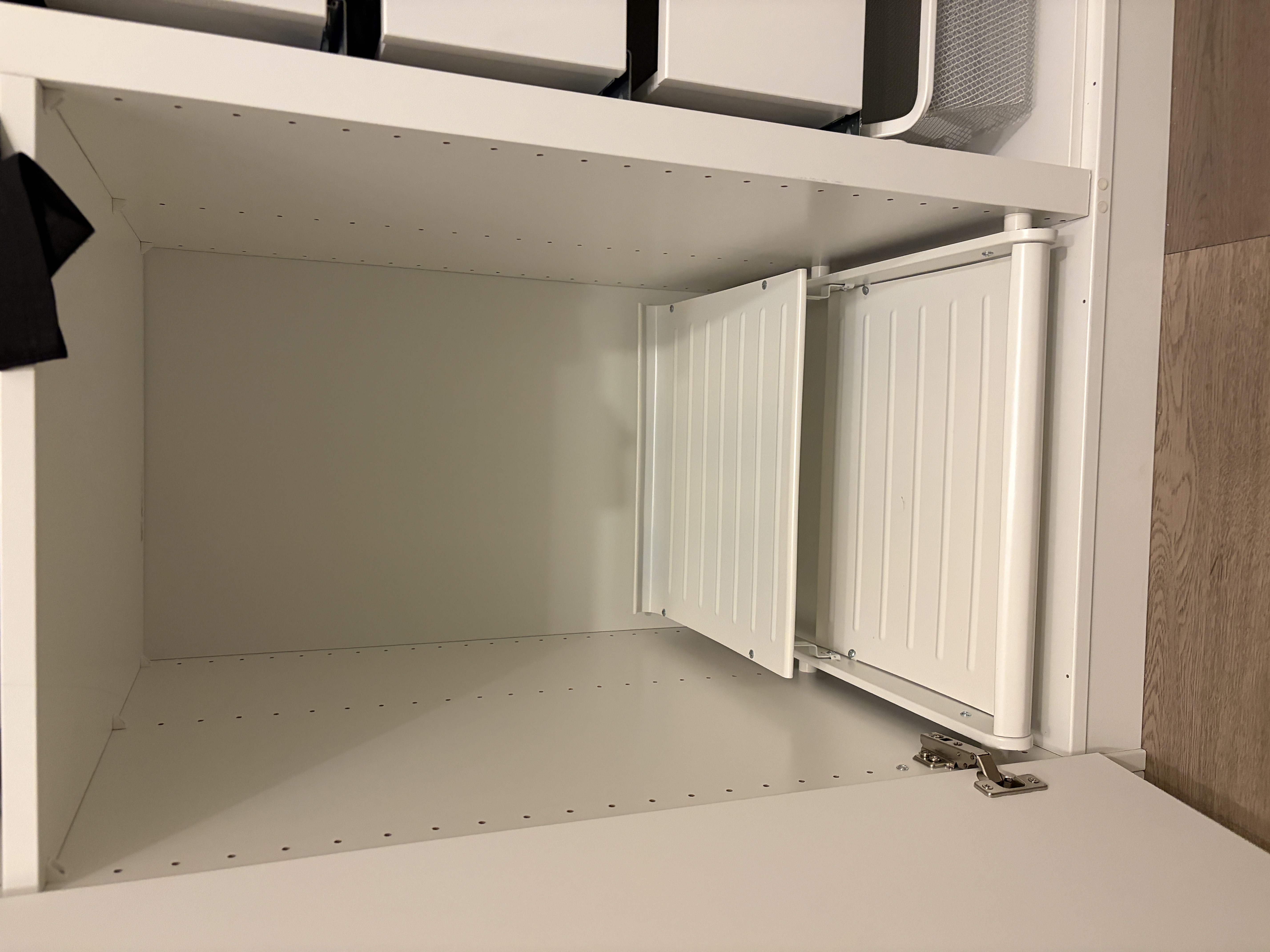 IKEA PAX wardrobe cabinet assembled in Toronto condo