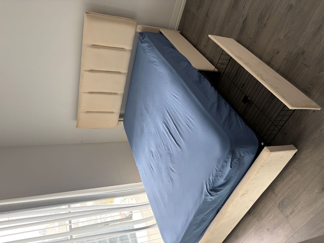 Full bedroom furniture setup in Toronto condo