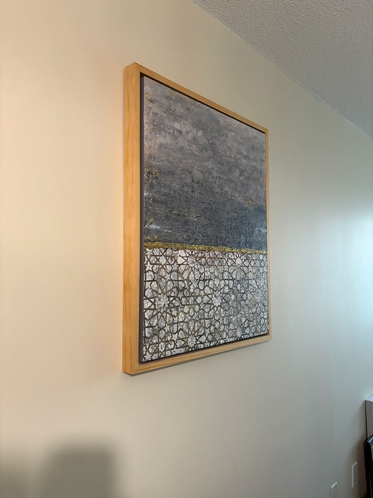 Framed Art Mounting Beige Wall