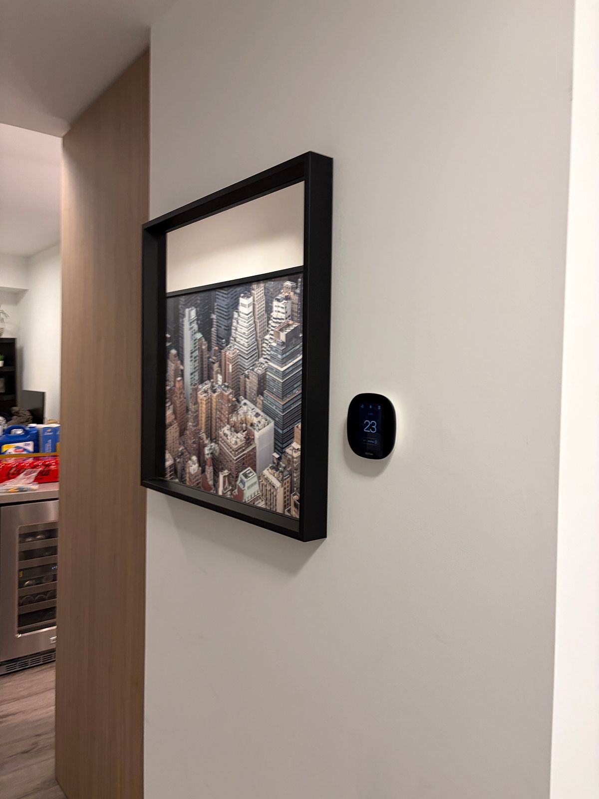 Framed Art Mounting Hallway Close