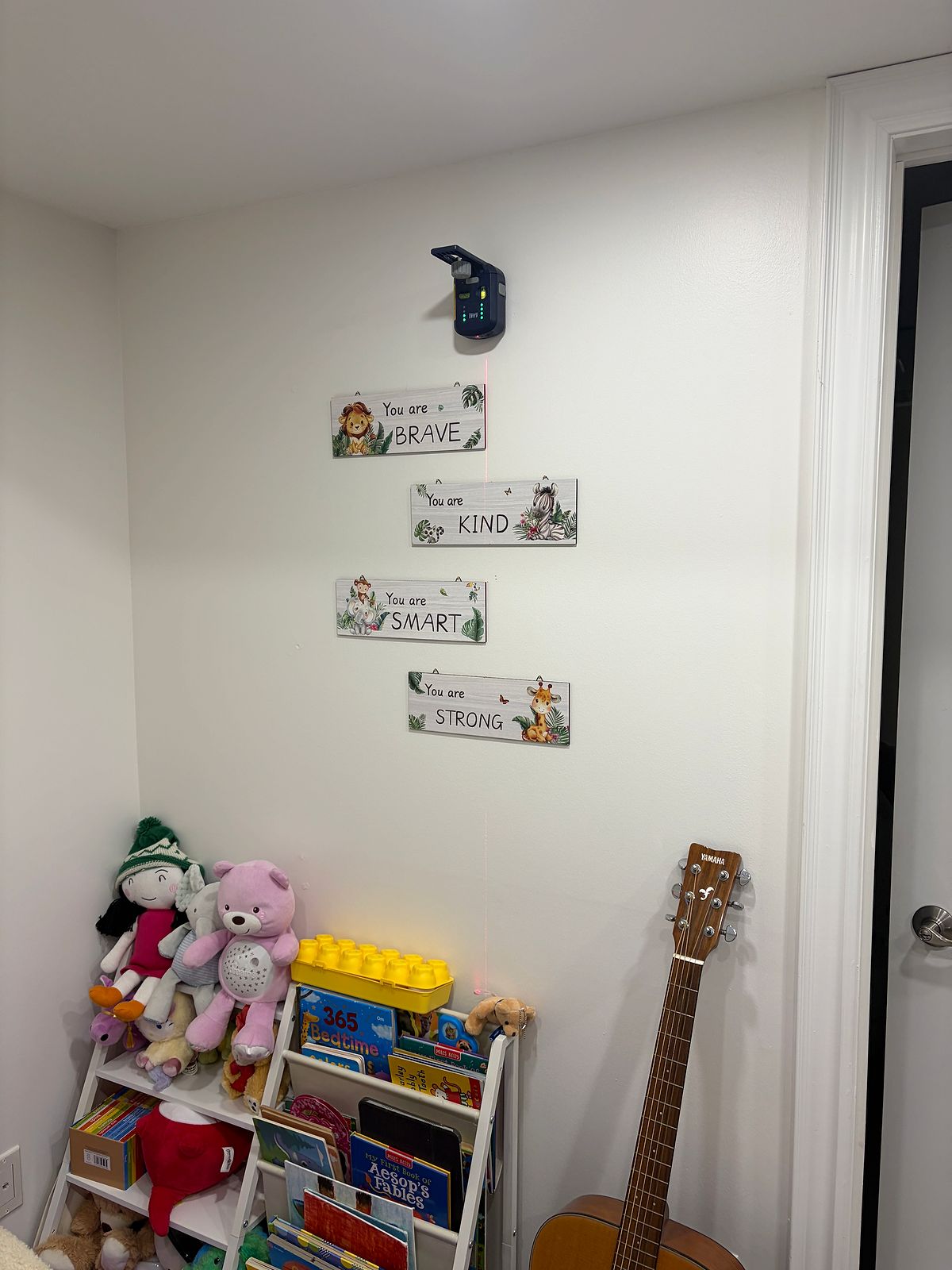 Kids Wall Decor Installation