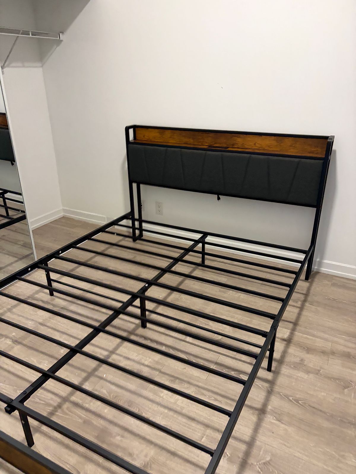 Metal Bed Frame Assembly Condo Room