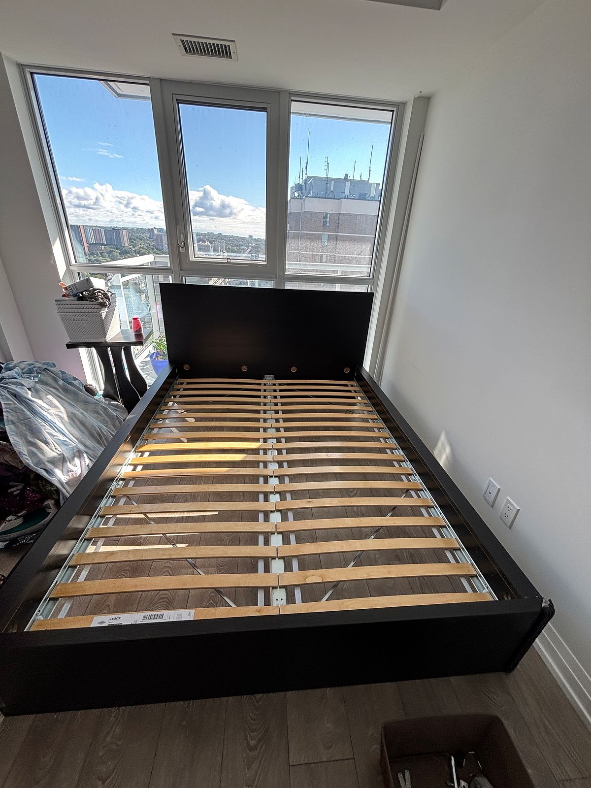 Platform Bed Assembly Window View
