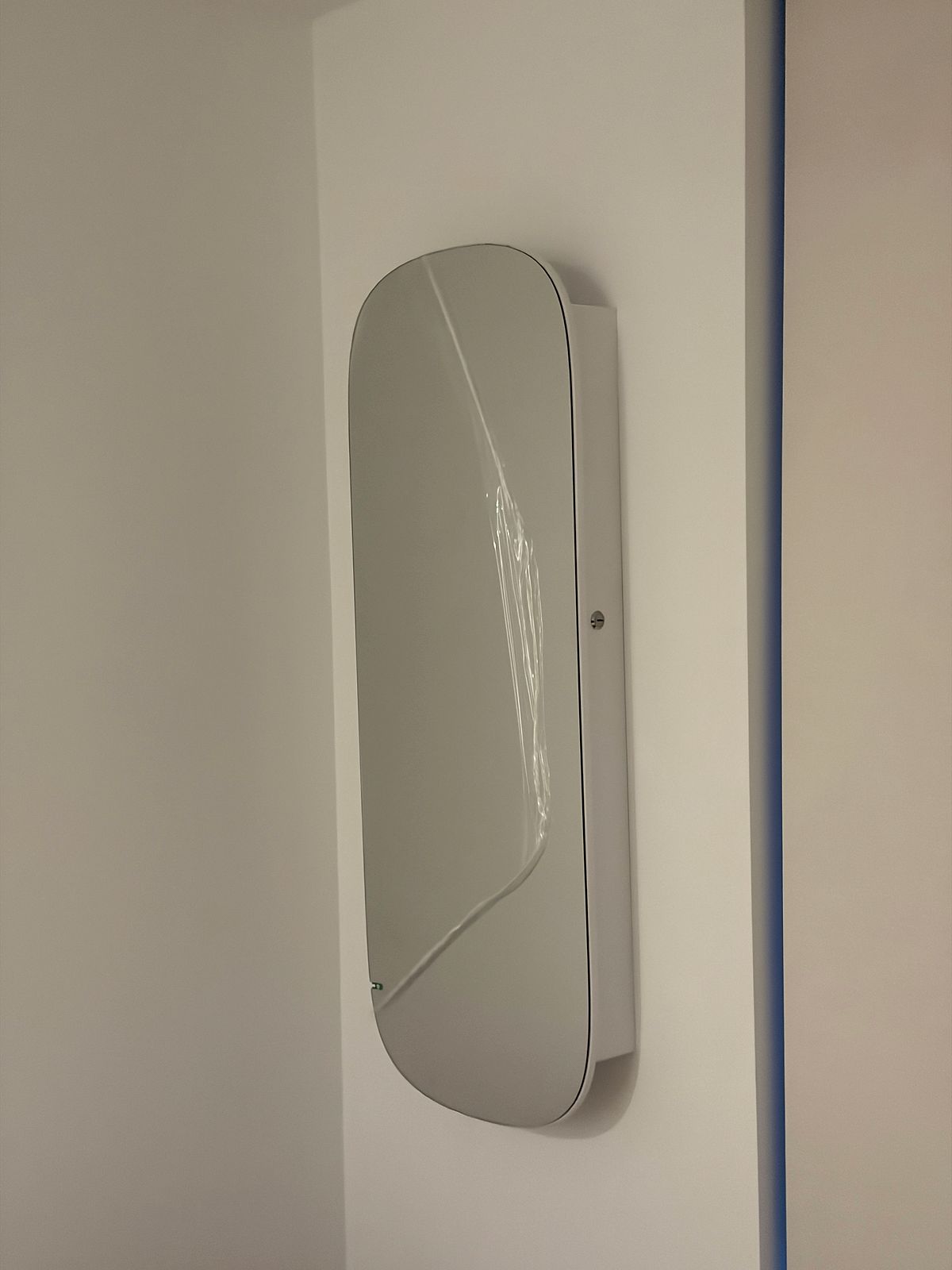 Tall Oval Mirror Mounting