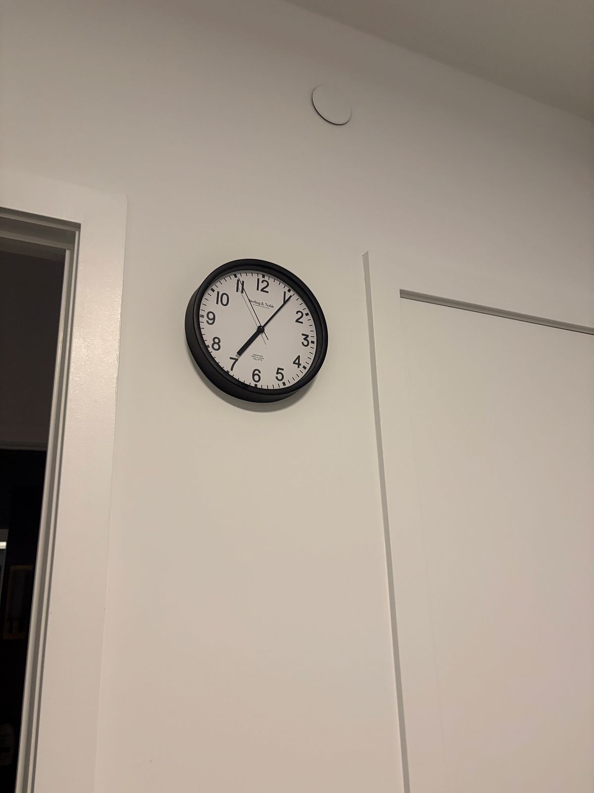 Wall Clock Mounting Entryway