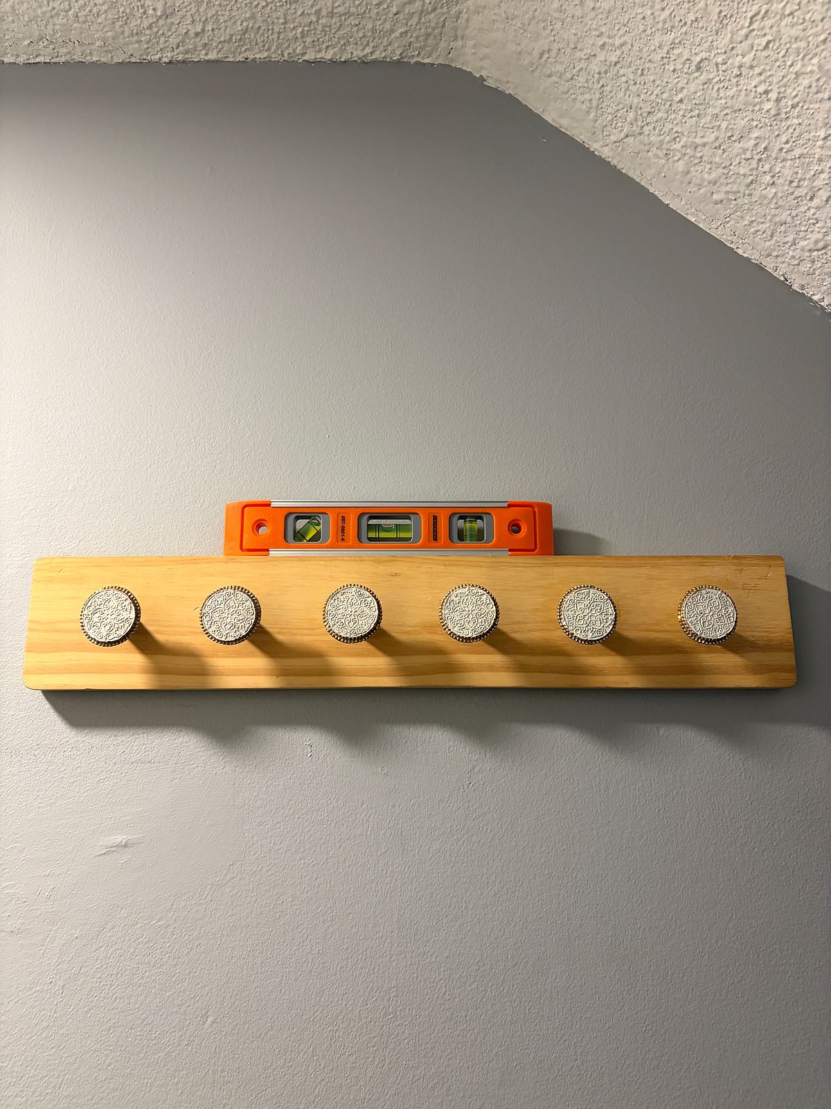 Wall Hook Rack Installation