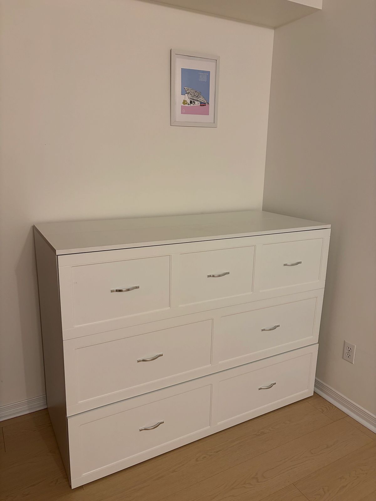 White Dresser Assembly Bedroom